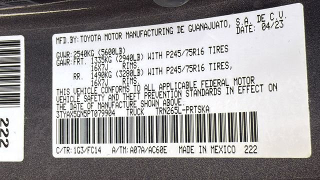 Certified 2023 Toyota Tacoma SR5 image 25