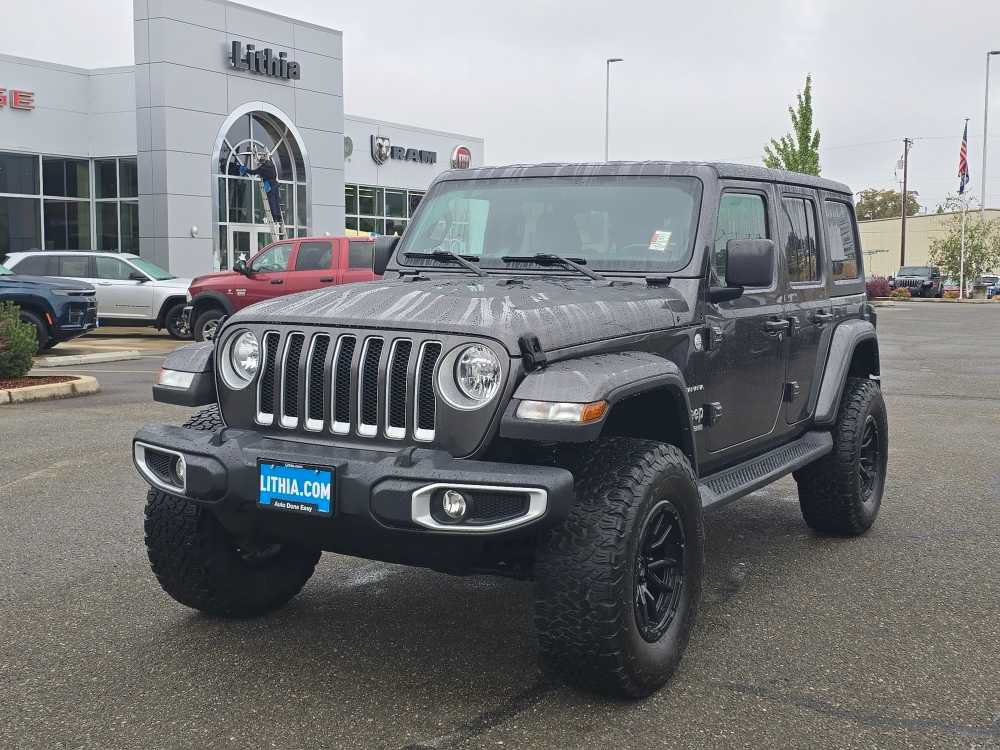 Used 2021 Jeep Wrangler Unlimited Sahara w/ Uconnect 4C Nav & Sound Group