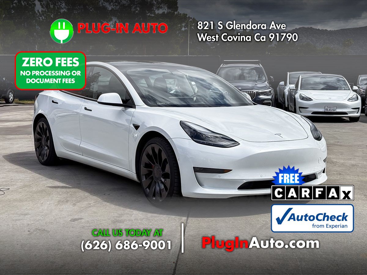 Used 2021 Tesla Model 3 Performance AWD/4WD image 2