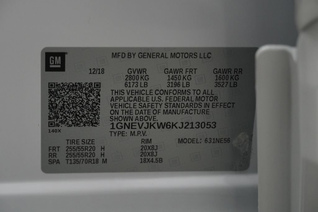 Used 2019 Chevrolet Traverse High Country w/ LPO, Floor Liner Package AWD/4WD image 46