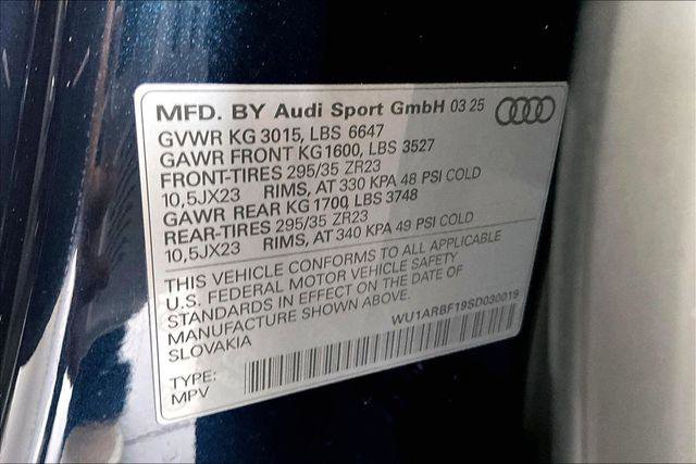 Certified 2025 Audi RS Q8 performance AWD/4WD image 19