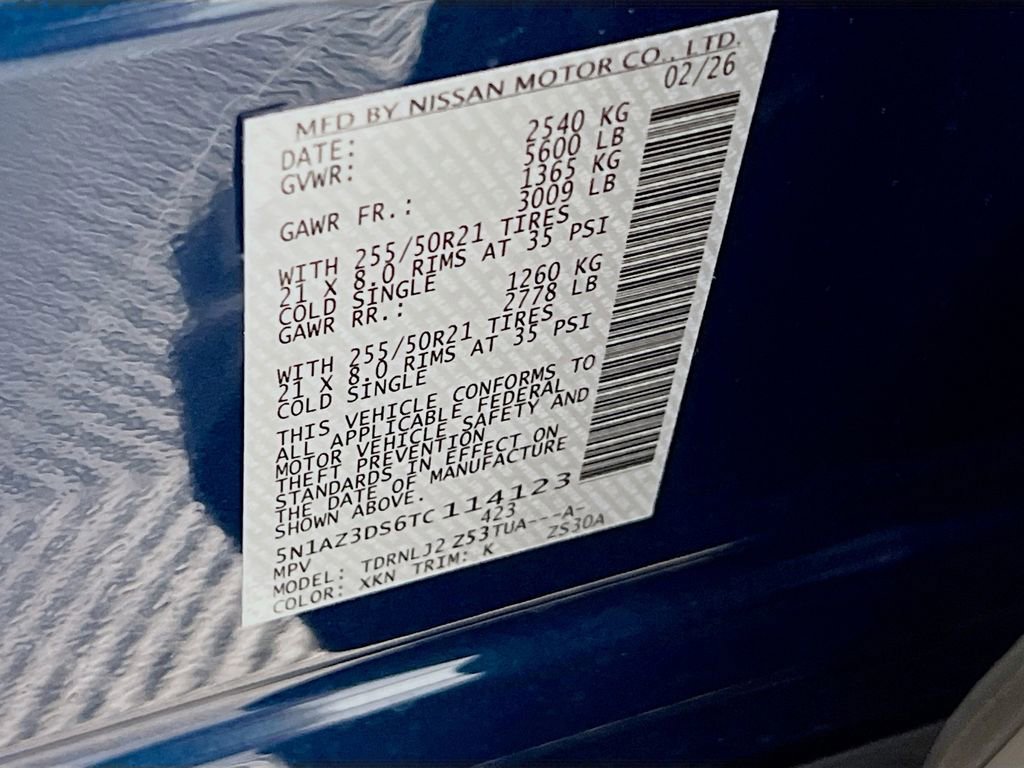 New 2026 Nissan Murano Platinum image 29