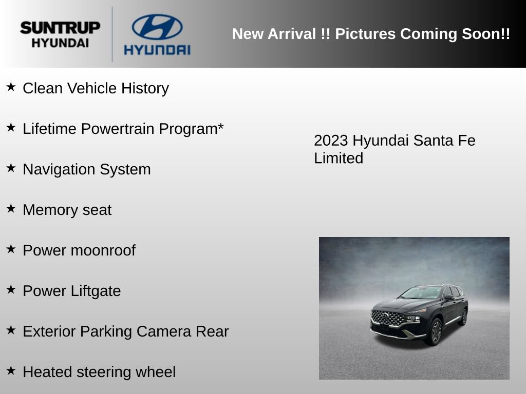 Used 2023 Hyundai Santa Fe Limited AWD/4WD image 5