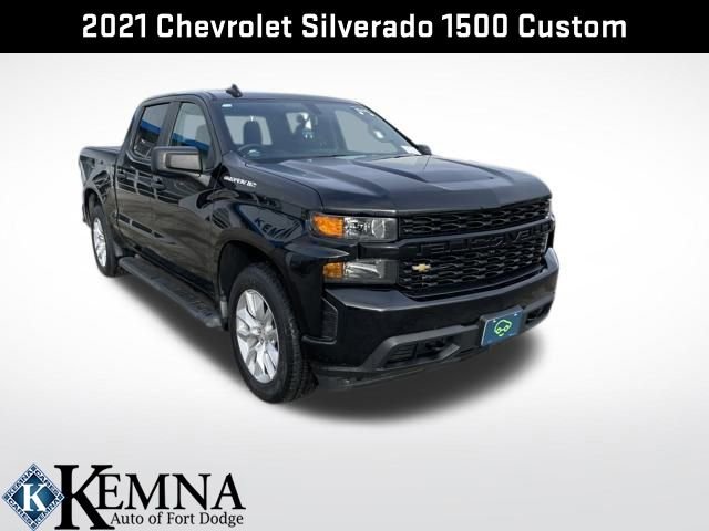 Used 2021 Chevrolet Silverado 1500 Custom image 1
