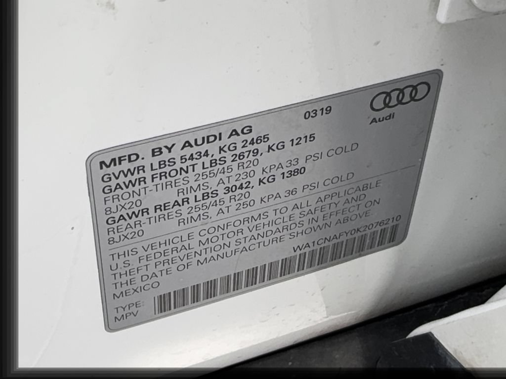 Used 2019 Audi Q5 Prestige w/ Prestige Package AWD/4WD image 51
