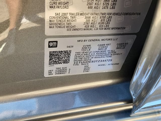 New 2026 GMC Sierra 1500 SLT w/ SLT Premium Plus Package AWD/4WD image 17