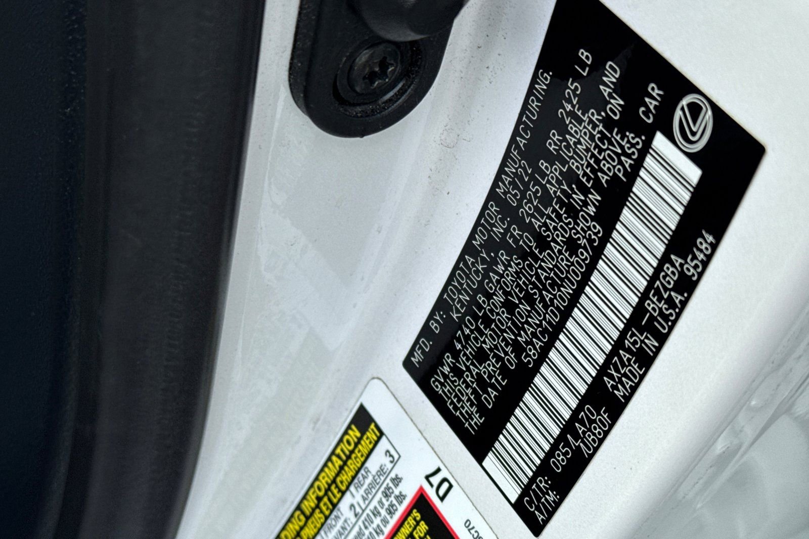 Used 2022 Lexus ES 250 250 w/ Accessory Package 2 image 27