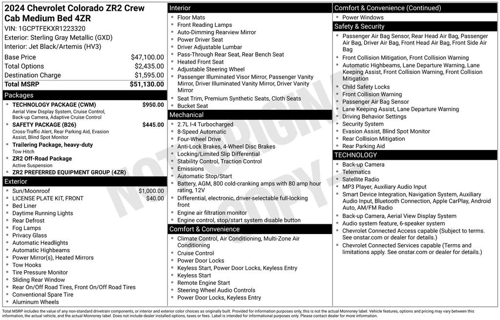Used 2024 Chevrolet Colorado ZR2 AWD/4WD image 26
