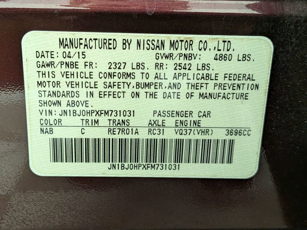 Used 2015 INFINITI QX50 Journey w/ Premium Package RWD image 33