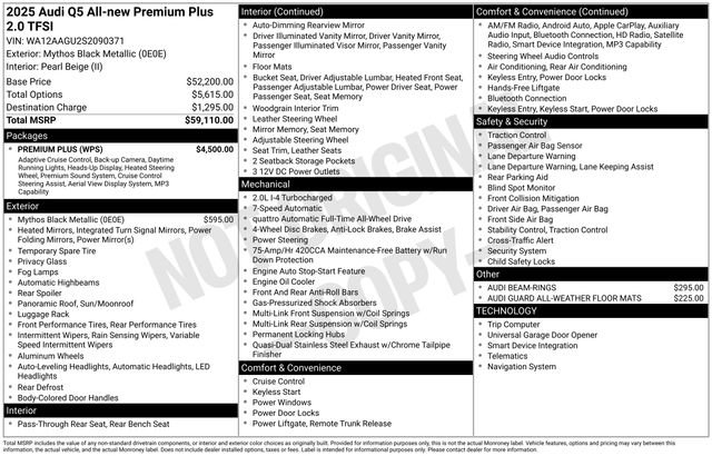 Certified 2025 Audi Q5 Premium Plus w/ Premium Plus AWD/4WD image 31