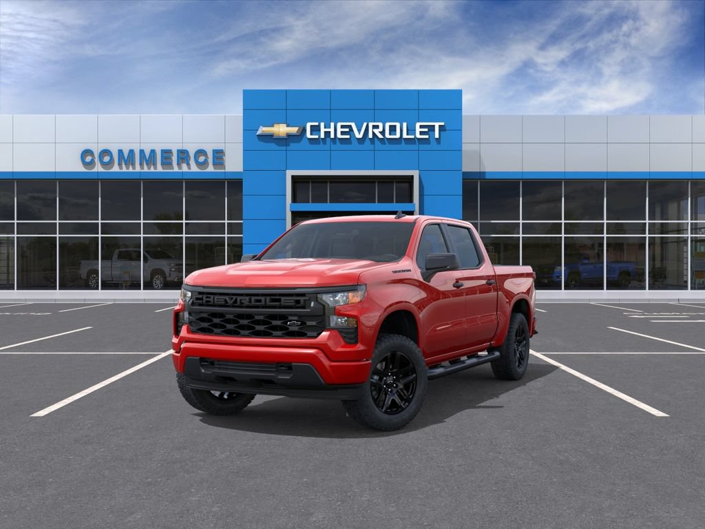 New 2026 Chevrolet Silverado 1500 Custom w/ Turbomax Blackout Package RWD image 8
