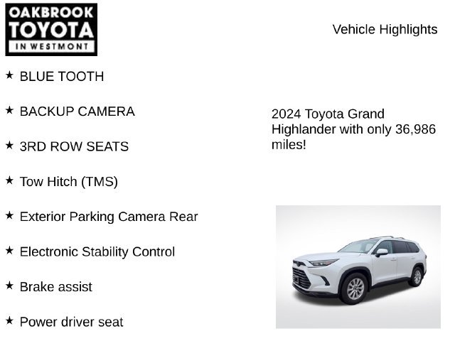 Used 2024 Toyota Grand Highlander AWD image 6