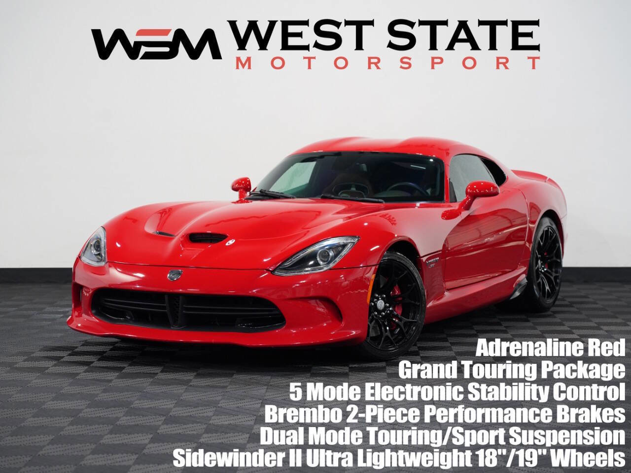 Used 2015 Dodge Viper w/ Quick Order Package 22J GT