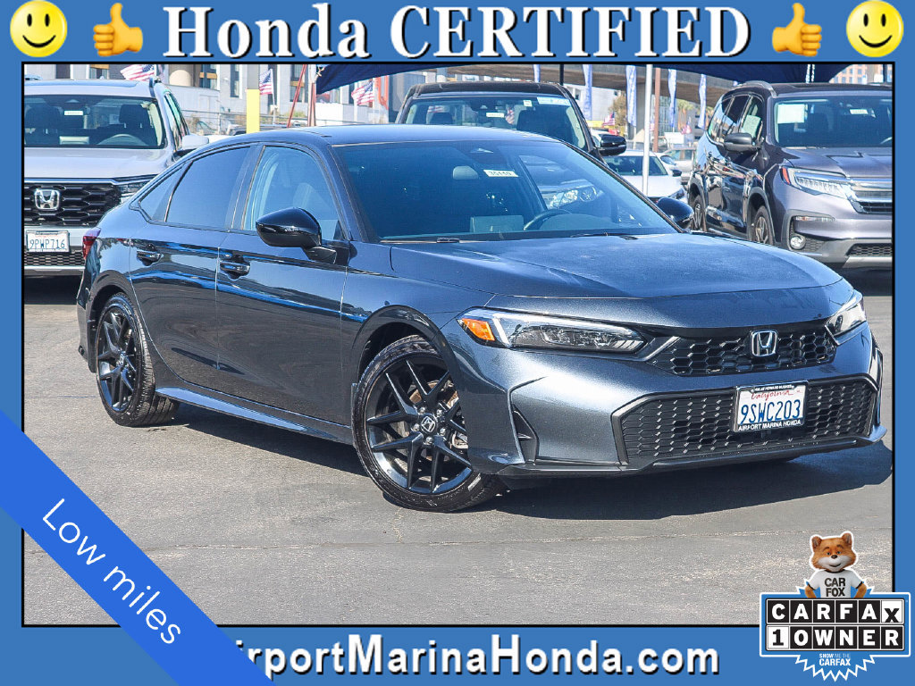 Certified 2025 Honda Civic Sport