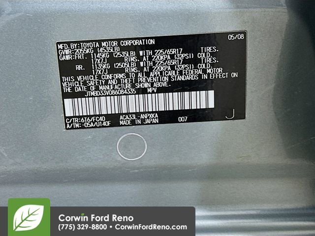 Used 2008 Toyota RAV4 4WD image 28