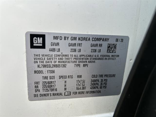 Certified 2021 Chevrolet TrailBlazer ACTIV w/ Convenience Package image 37