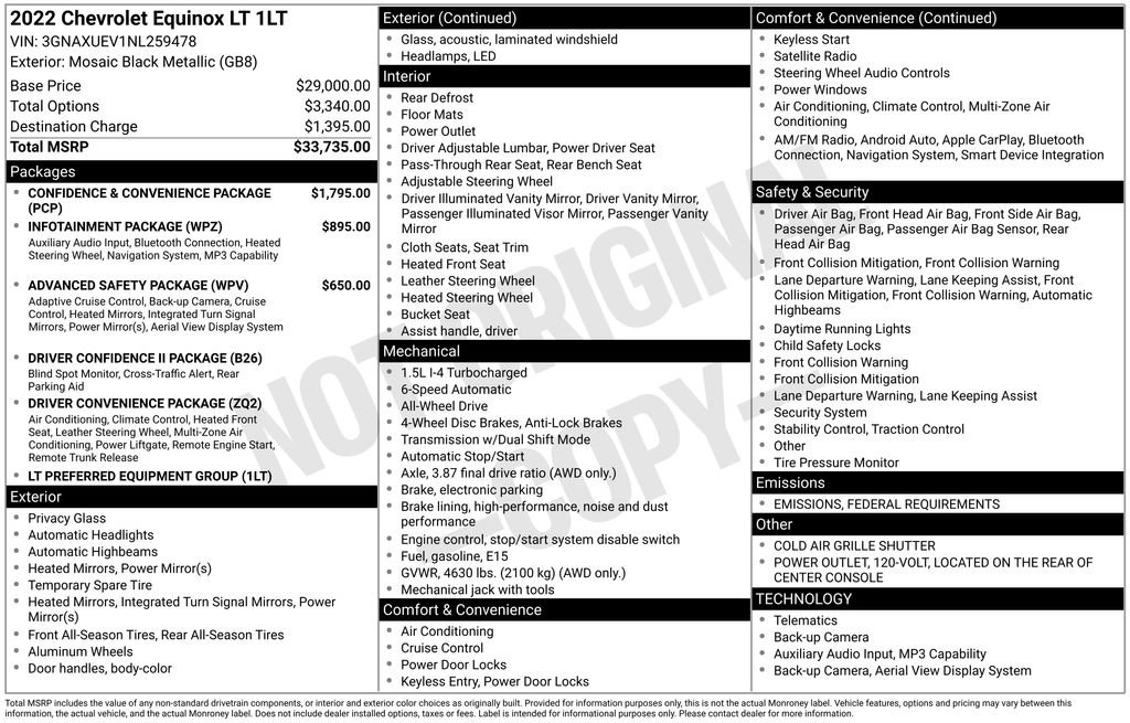Certified 2022 Chevrolet Equinox LT image 4