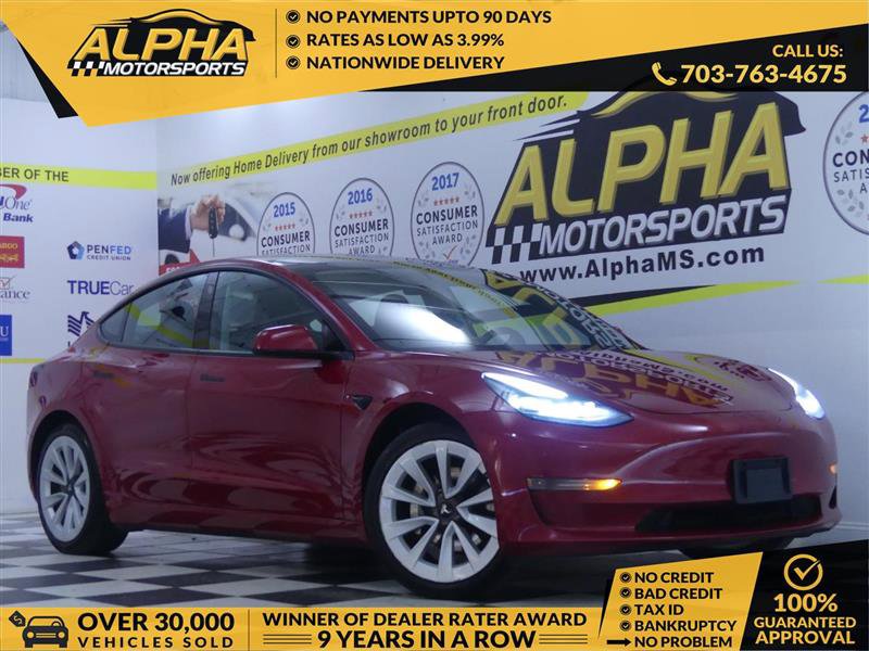 Used 2021 Tesla Model 3 Standard Range Plus