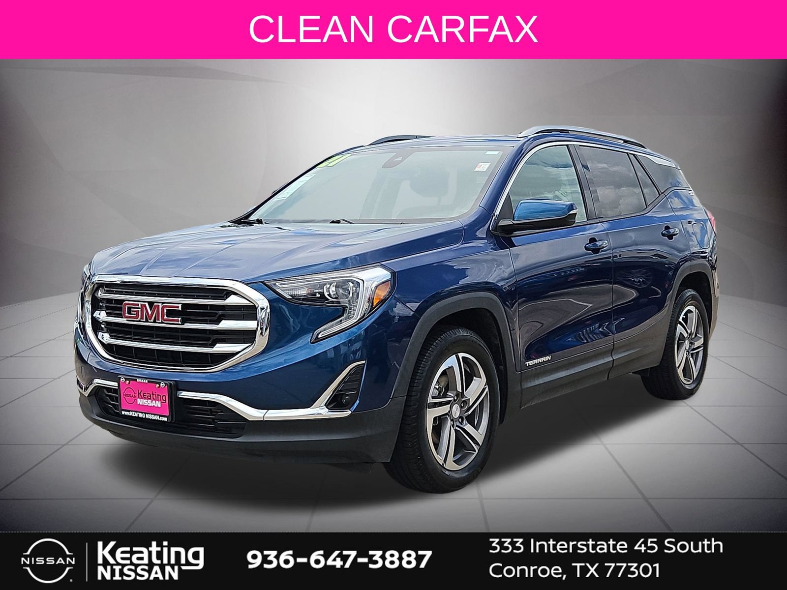 Used 2021 GMC Terrain SLT w/ Infotainment Package II AWD/4WD image 4