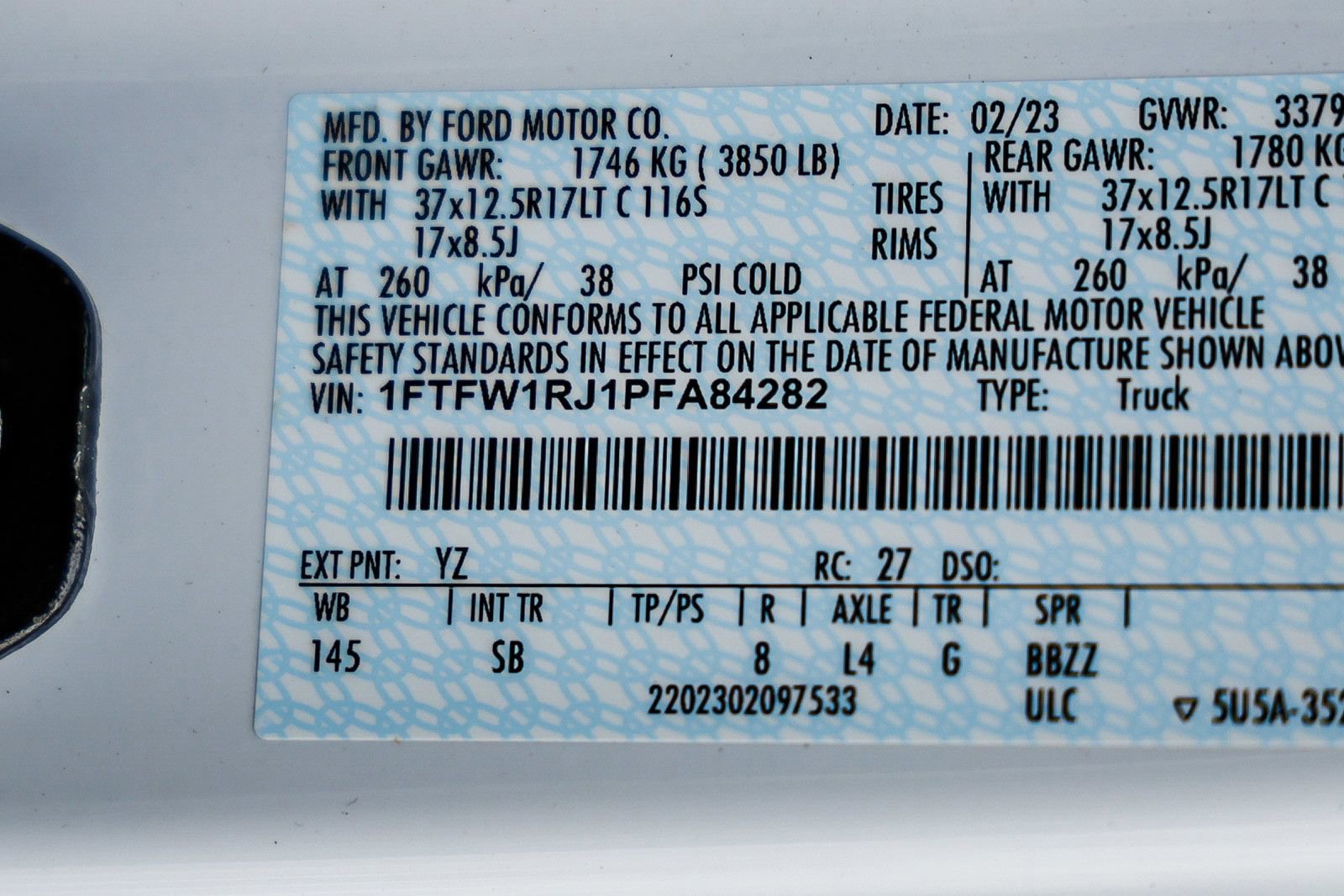 Used 2023 Ford F150 Raptor w/ Equipment Group 802A Raptor R image 30