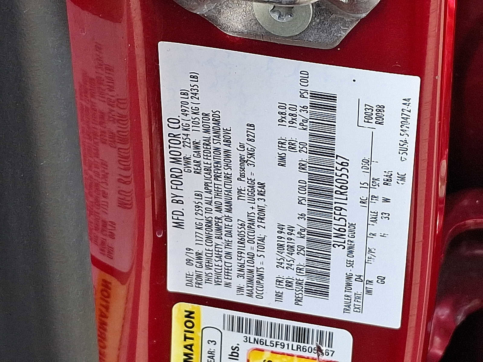 Used 2020 Lincoln MKZ Reserve w/ Elements Package image 26