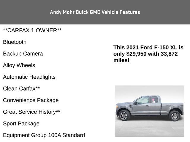 Used 2021 Ford F150 XL w/ Equipment Group 101A High AWD/4WD image 4