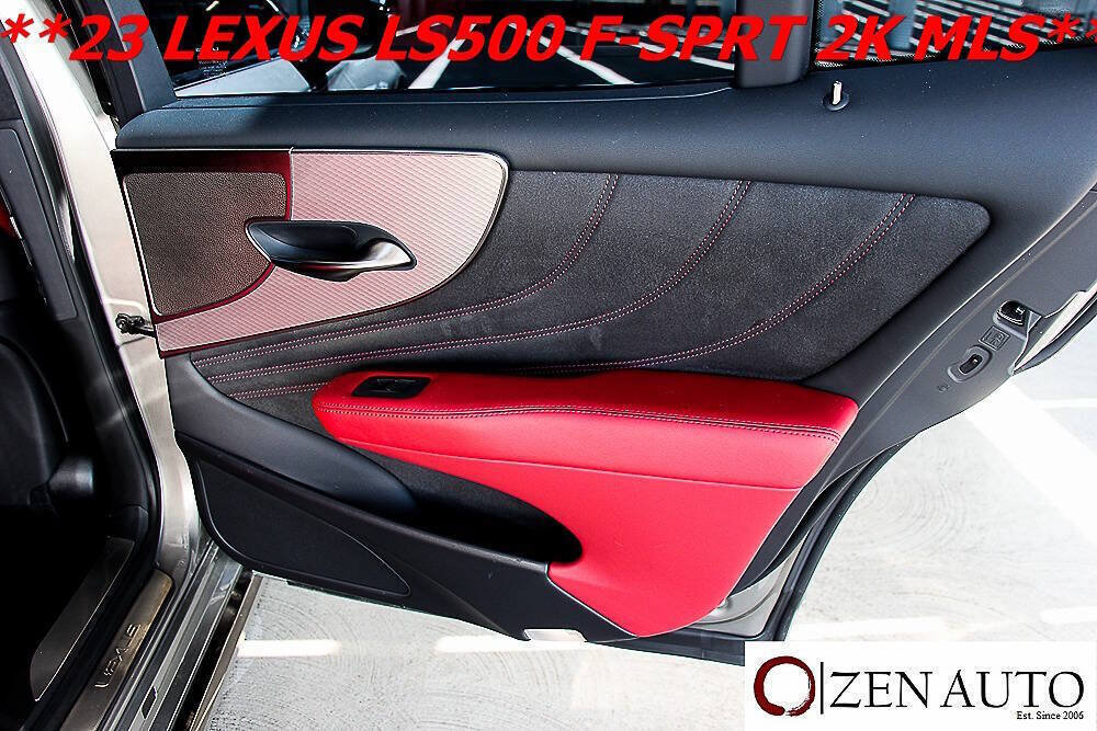 Used 2023 Lexus LS 500 F Sport w/ Cold Weather Package (CK) RWD image 42