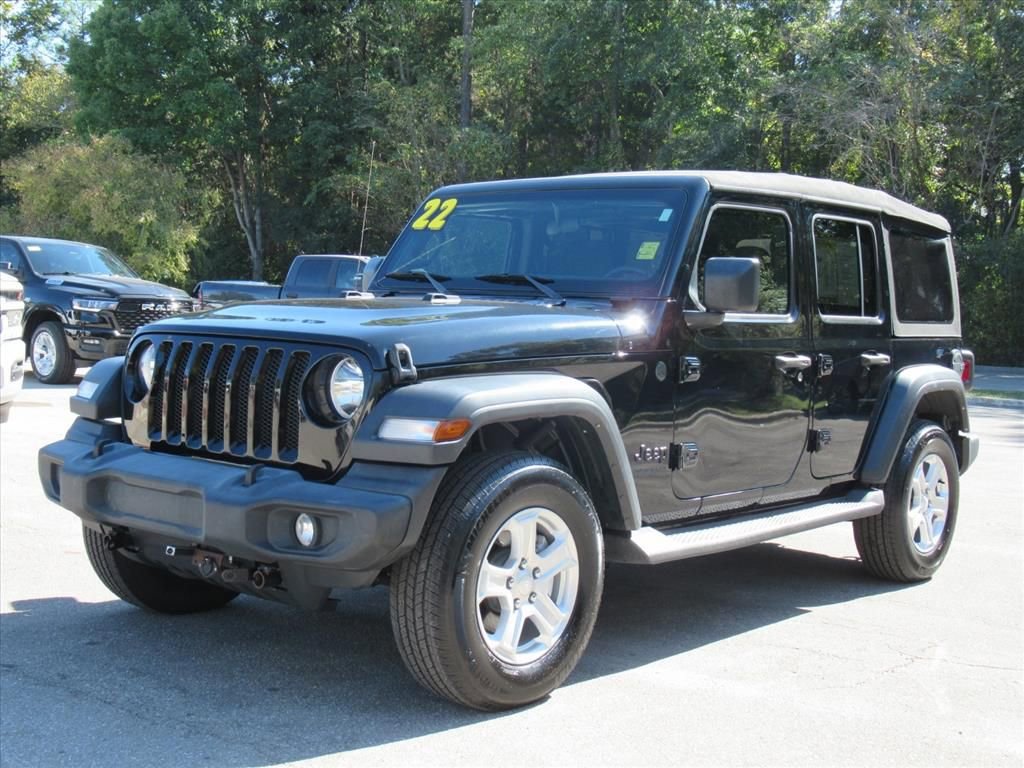 Used 2022 Jeep Wrangler Unlimited Sport image 3