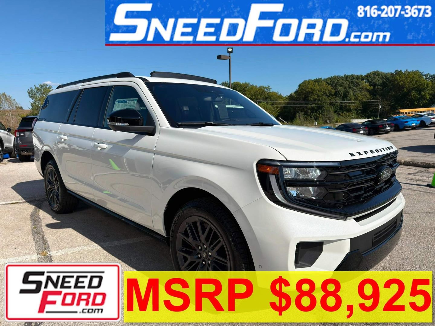 New 2025 Ford Expedition Max Platinum w/ Stealth Performance Package image 1