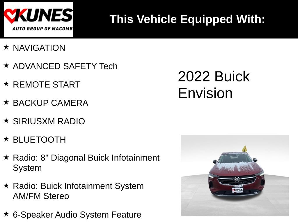 Used 2022 Buick Envision Preferred image 3