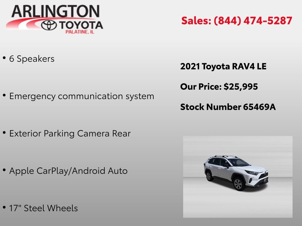 Used 2021 Toyota RAV4 LE FWD image 4