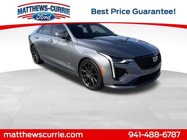 Used 2022 Cadillac CT4 V w/ Technology Package image 1