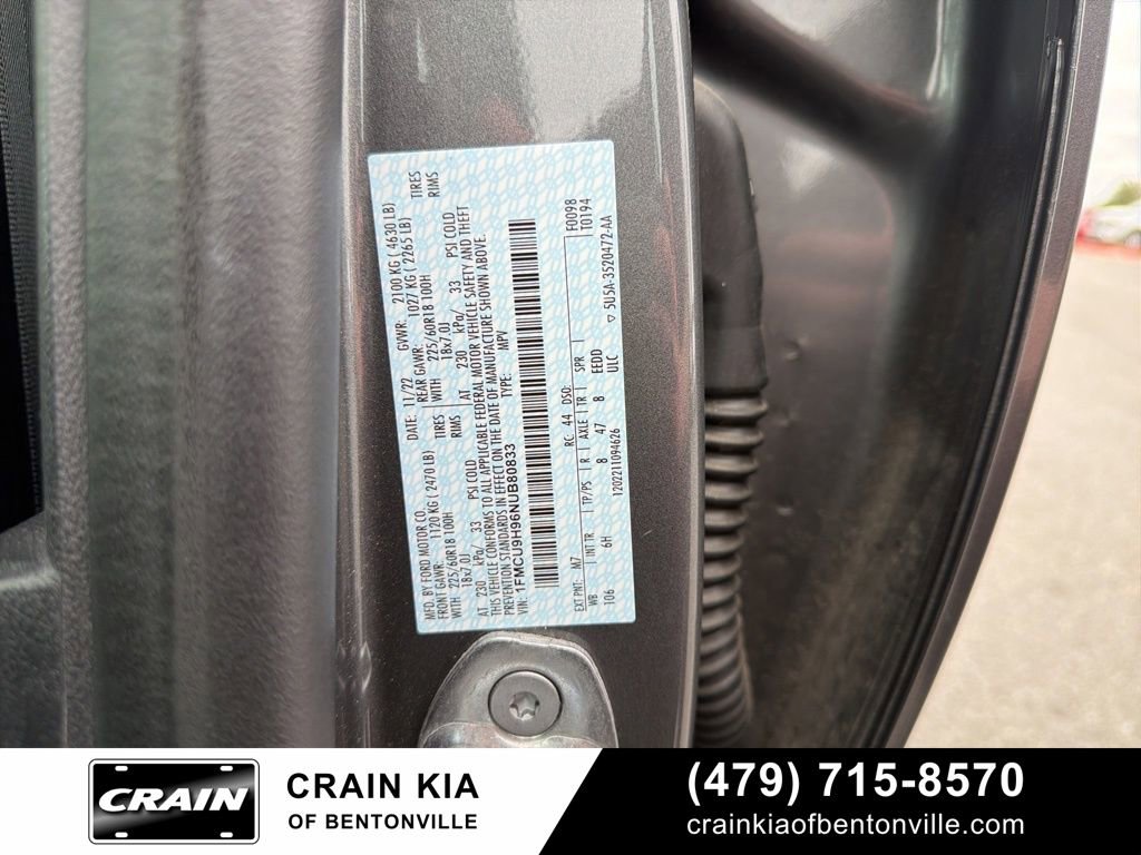 Used 2022 Ford Escape SEL image 13