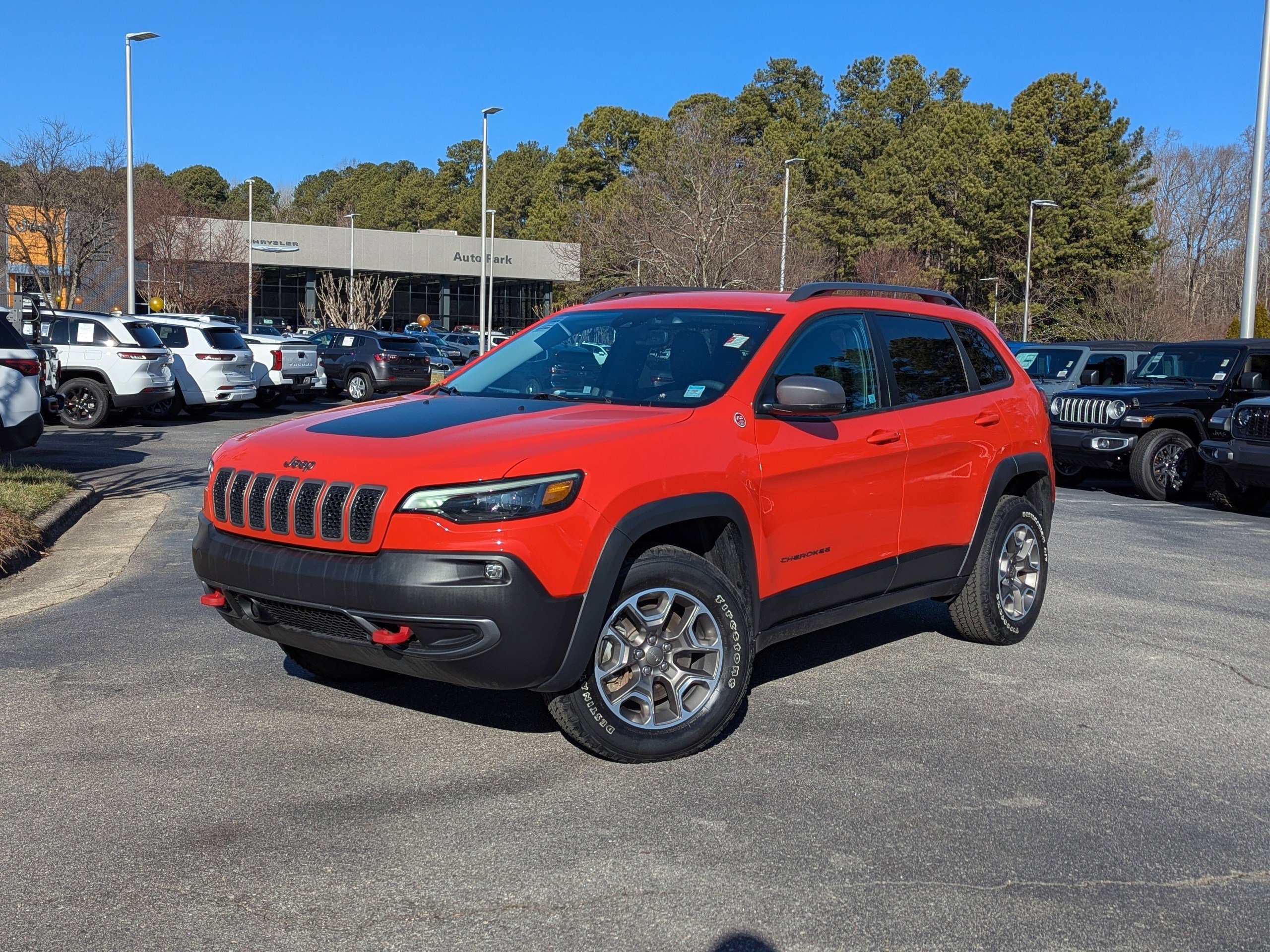 Used 2021 Jeep Cherokee Trailhawk w/ Premium Leather Package
