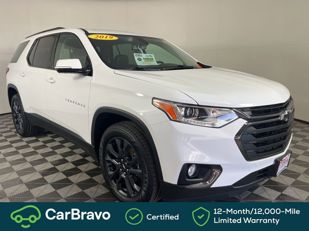 Certified 2019 Chevrolet Traverse RS image 1