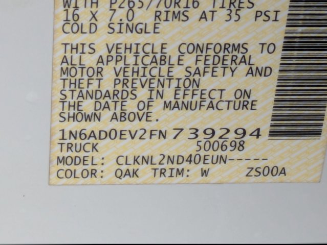 Used 2015 Nissan Frontier SV image 21