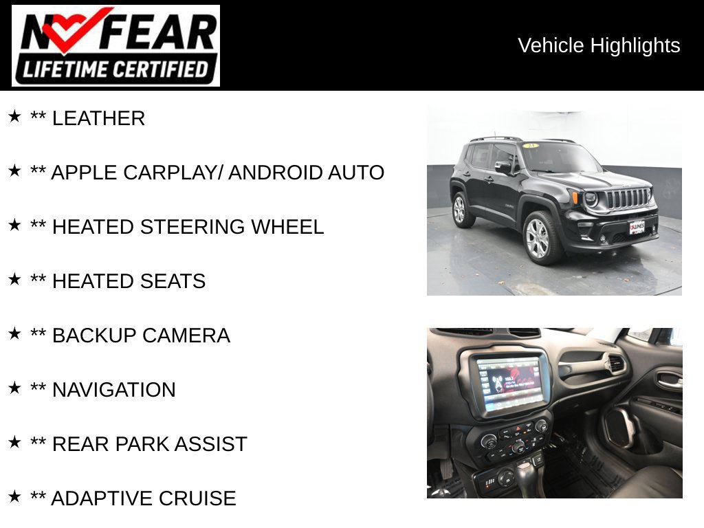 Used 2023 Jeep Renegade Limited w/ Limited Elite Group AWD/4WD image 2