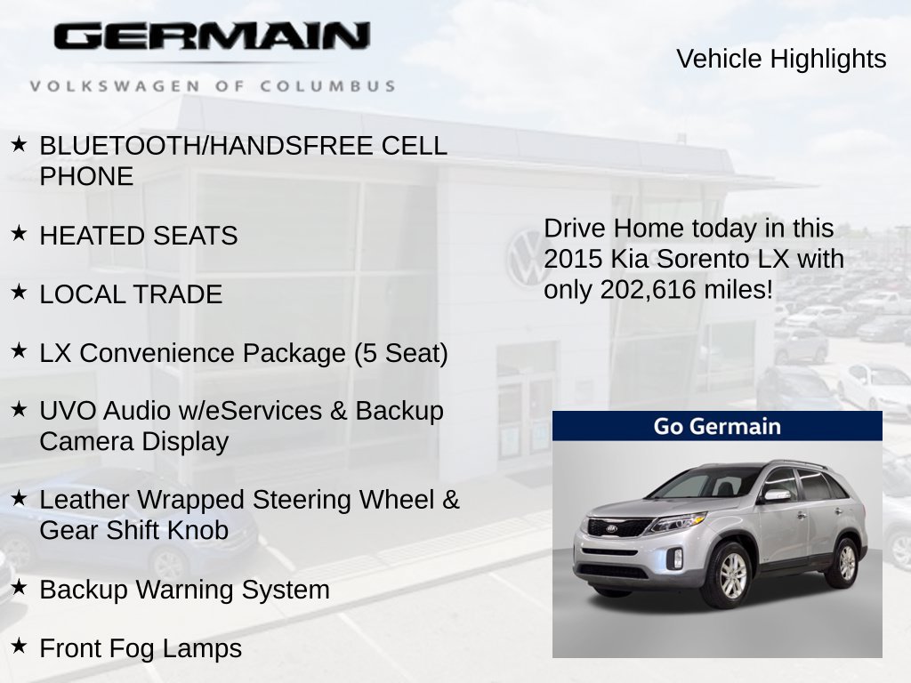 Used 2015 Kia Sorento LX AWD/4WD image 5