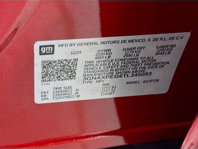 Used 2026 Chevrolet Equinox LT w/ LPO, Floor Liner Package AWD/4WD image 32