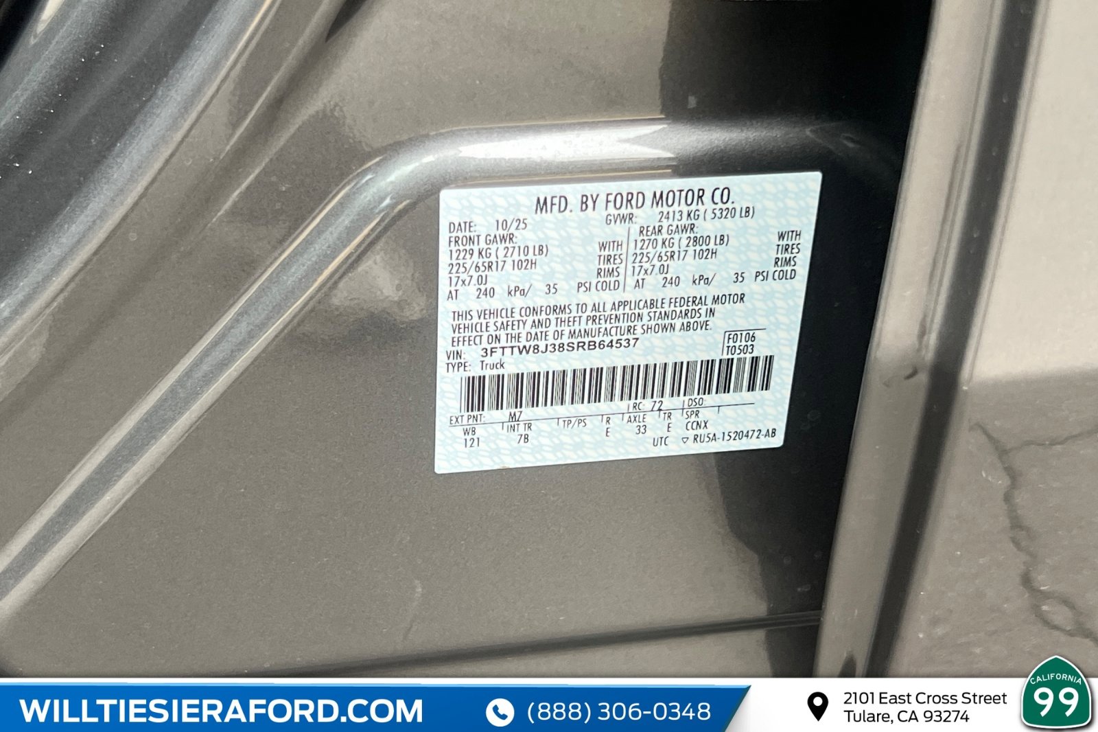 New 2025 Ford Maverick XLT w/ Equipment Group 301A image 26