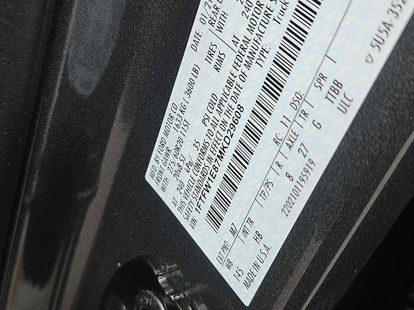Used 2021 Ford F150 Lariat w/ Equipment Group 502A High image 14