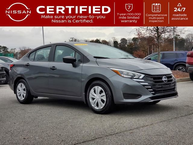 Certified 2025 Nissan Versa S w/ Trunk Package image 1