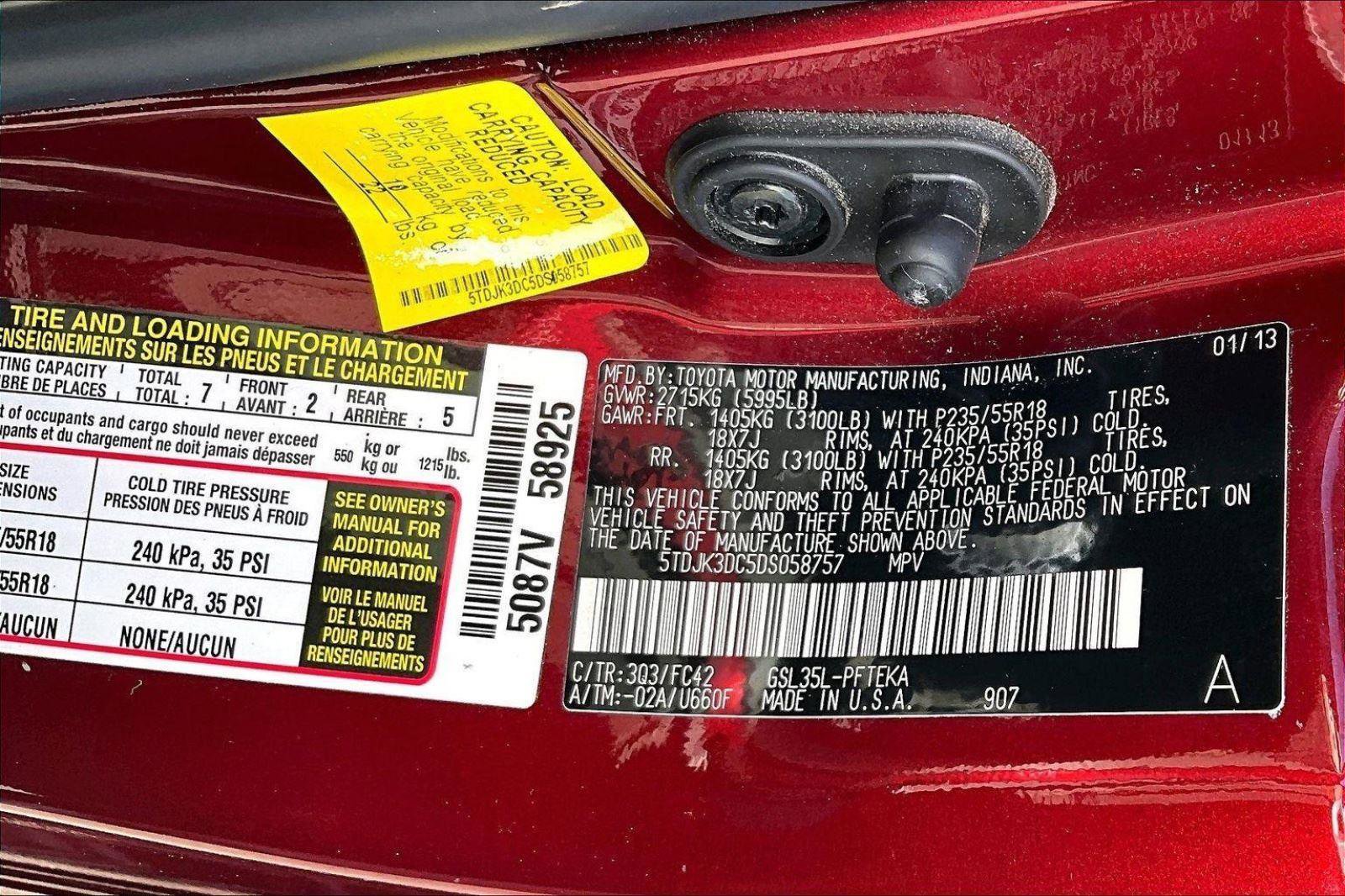 Used 2013 Toyota Sienna LE w/ Towing Pkg image 31