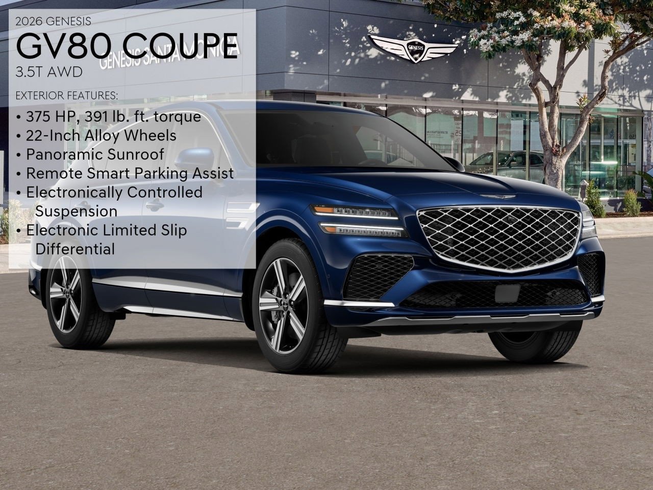New 2026 Genesis GV80 3.5T image 3
