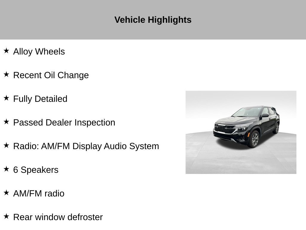 Certified 2025 Kia Seltos LX AWD/4WD image 10