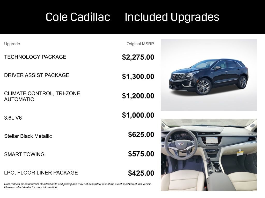 New 2025 Cadillac XT5 Premium Luxury w/ Technology Package image 3