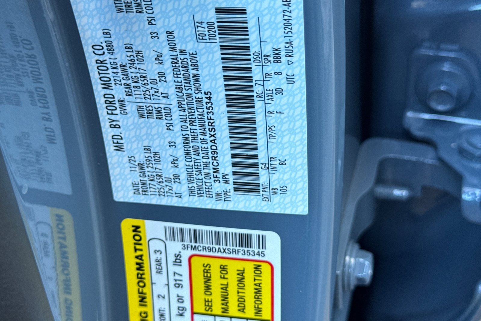 New 2025 Ford Bronco Sport Badlands w/ Badlands Tech Package image 27