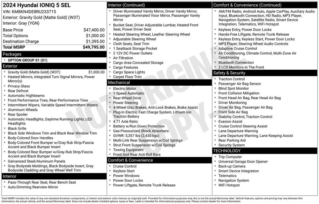 Used 2024 Hyundai Ioniq 5 SEL image 15