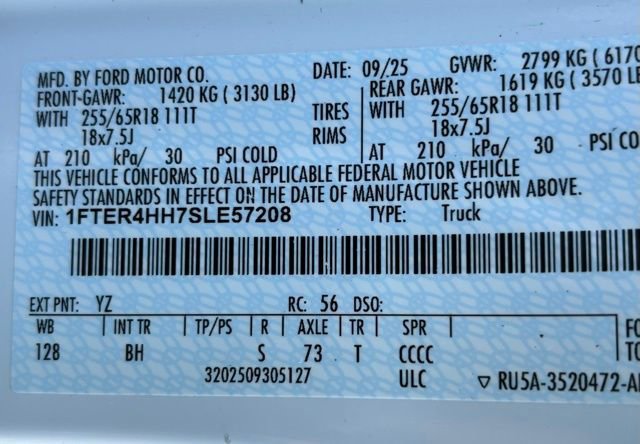 New 2025 Ford Ranger XLT w/ Equipment Group 301A High image 29