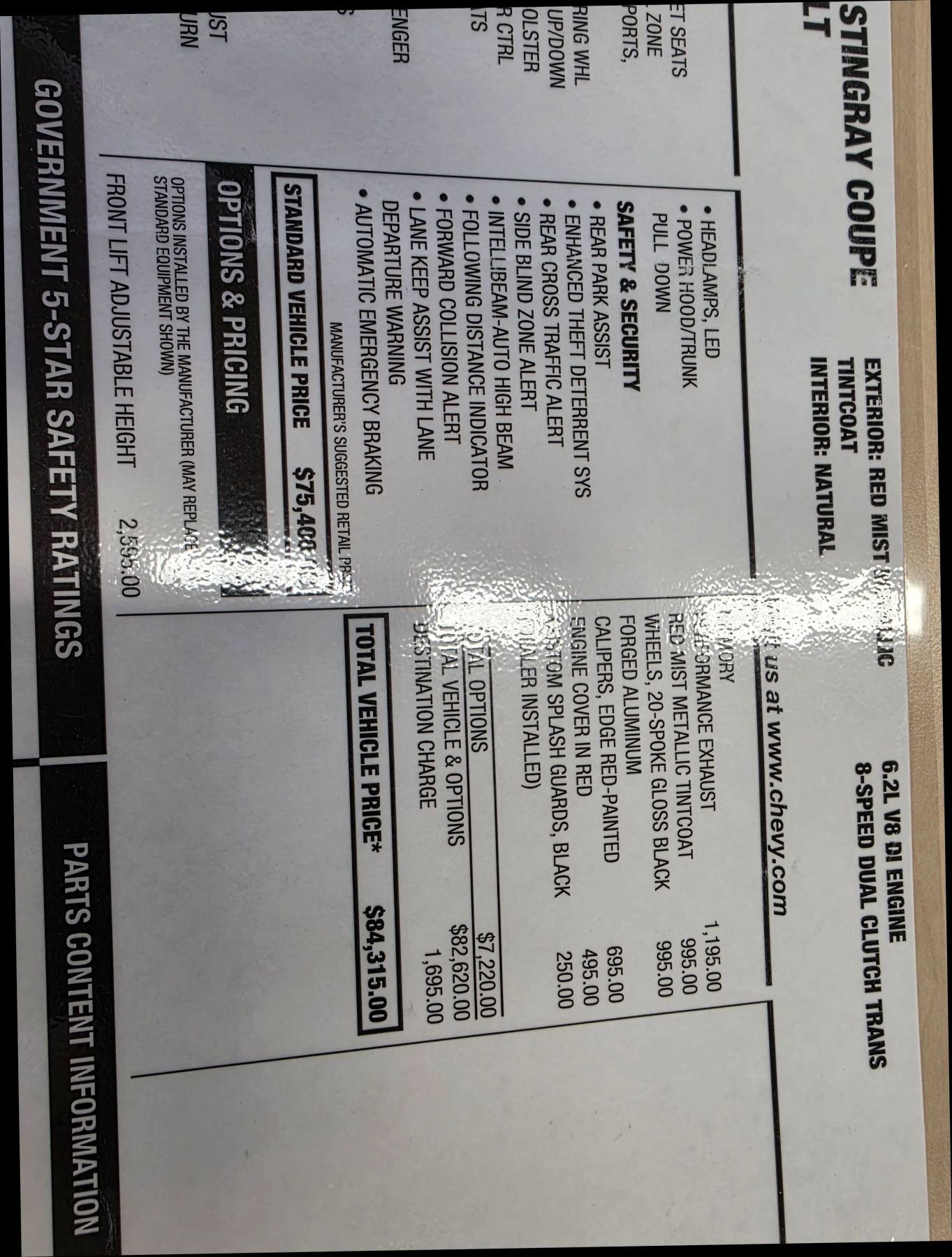 Used 2024 Chevrolet Corvette Stingray Preferred Cpe w/ 2LT image 33